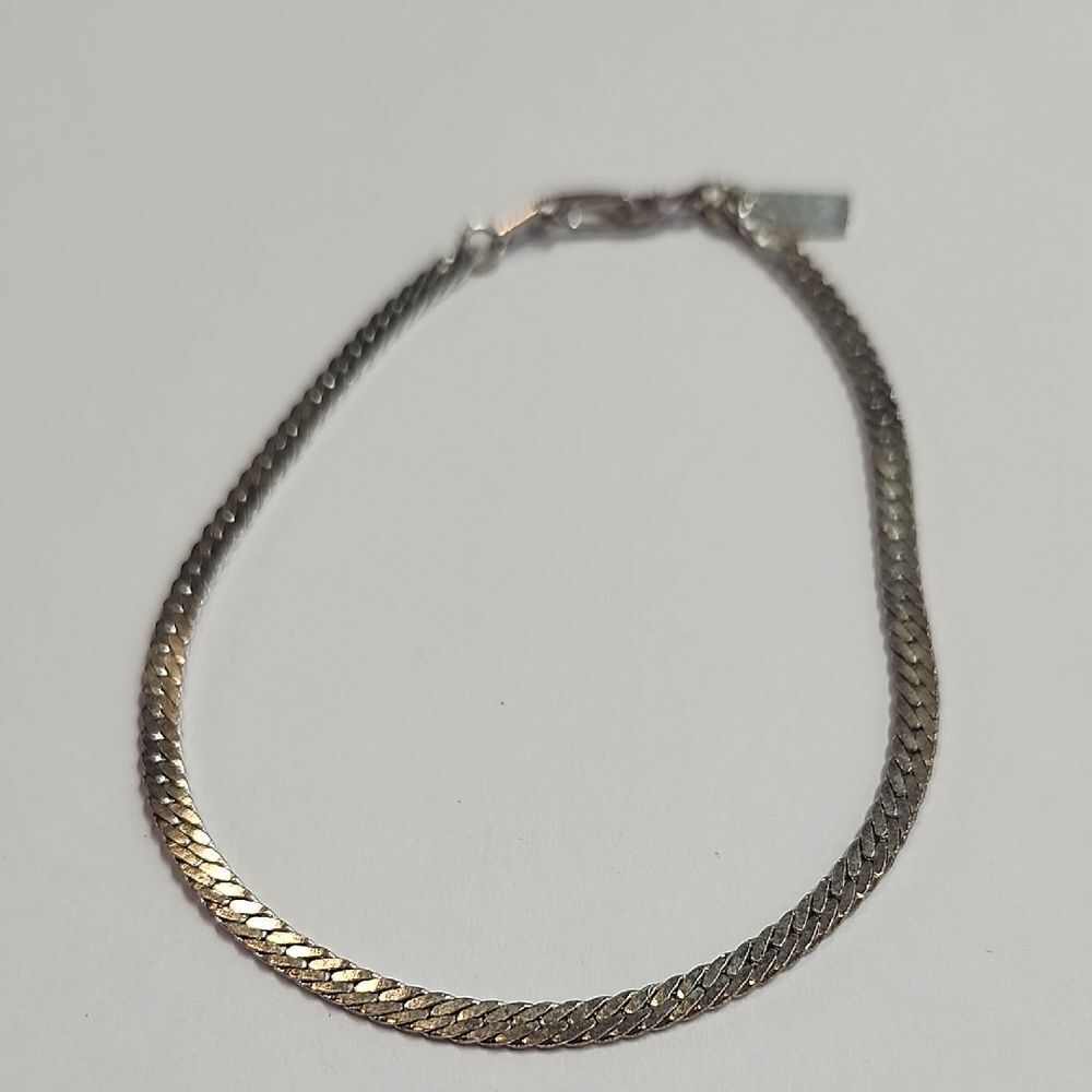 Sterling Silver Plated Chain Bracelet